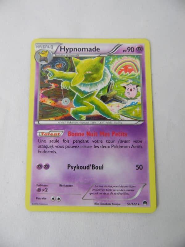 Carte Pokemon FR - Hypnomade 90PV - 51/122 - Rupture Turbo