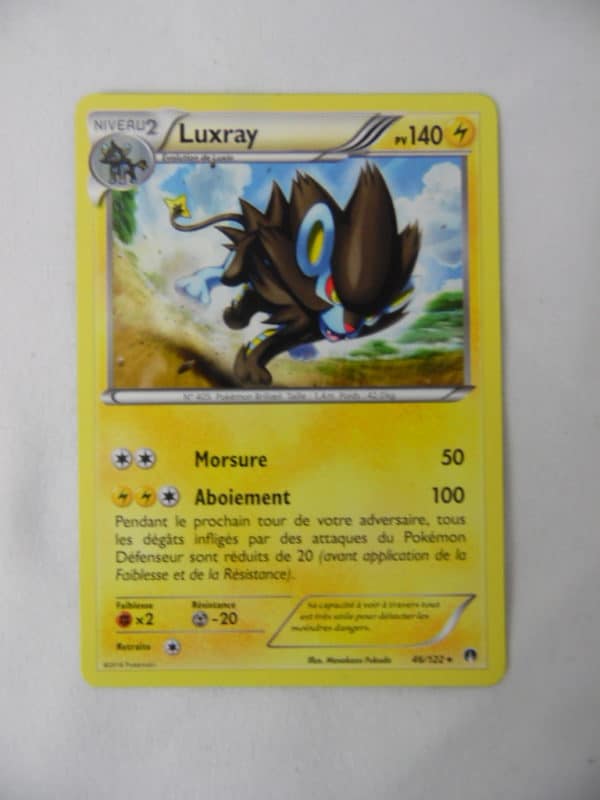 Carte Pokemon FR - Luxray 140PV - 46/122 - Rupture turbo