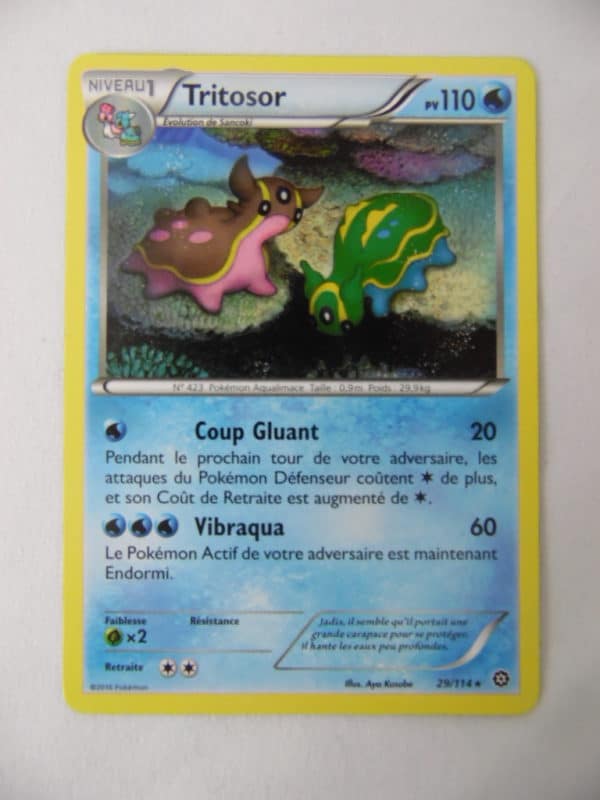 Carte Pokemon FR - Tritosor - 110PV - 29/114 - Offensive Vapeur