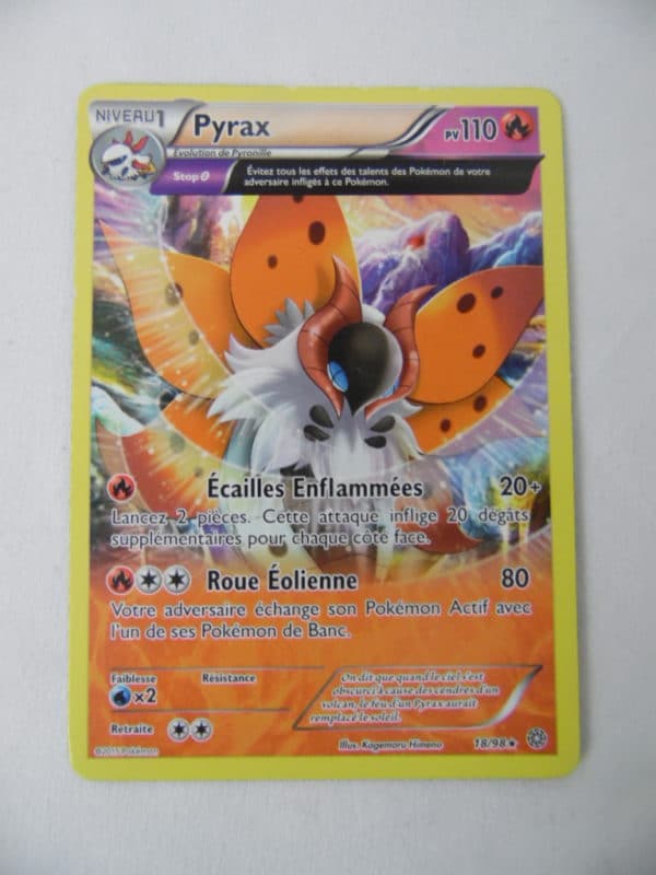 Carte Pokemon FR - Pyrax - 110 PV - 18/98