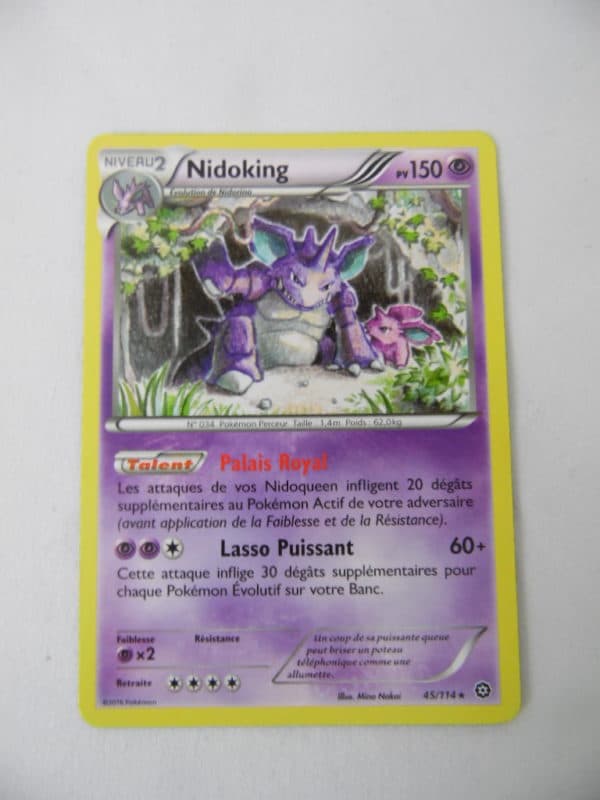 Carte Pokemon FR - Nidoking - 150 PV - 45/114 - Offensive vapeur