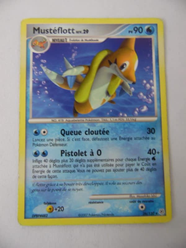 Carte Pokemon FR - Mustéflott 90PV - 26/130 - Diamants & Perle