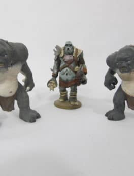 3 Figurines ( Ogre/ Troll ) en plomb