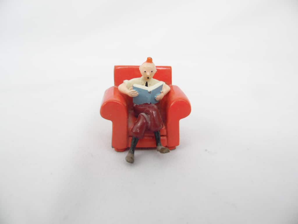 Figurine Tintin Fauteuil Rouge Moulinsart