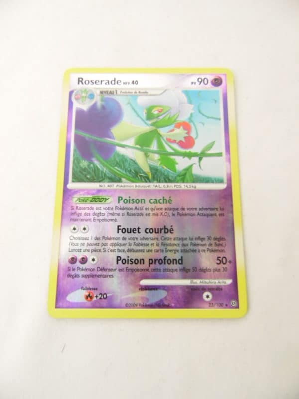 Carte Pokemon FR - Roserade 90PV - 23/100 - Diamant & Perle