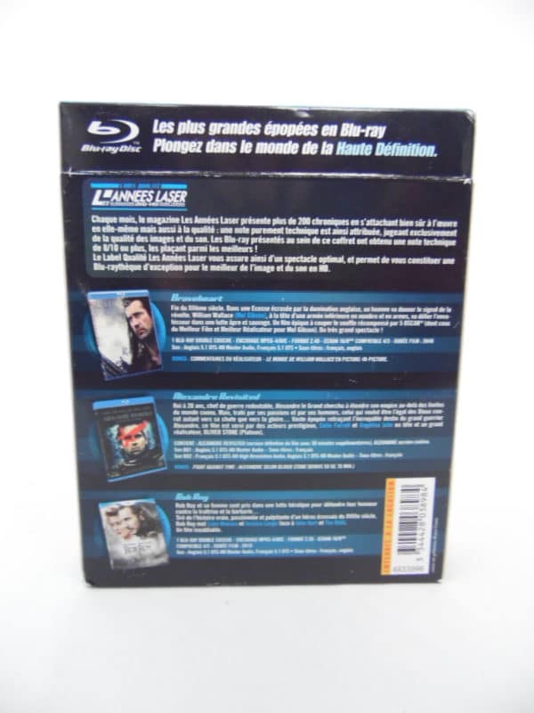 Coffret 3 Blu-Ray - Les plus grandes épopées en haute définition