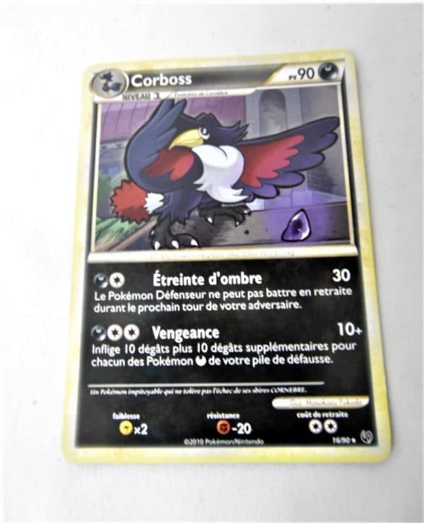 Carte Pokemon FR - Corboss 90PV - 16/90 - HS Indomptable