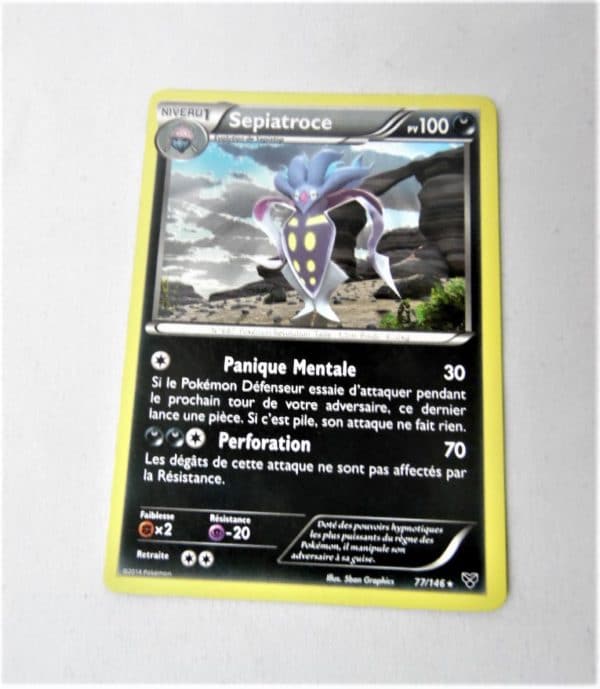 Carte Pokemon FR - Sepiatroce 100PV - 77/146 - XY