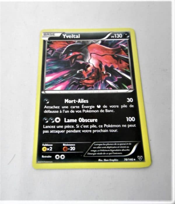 Carte Pokemon FR - Yveltal 130PV - 78/146 - XY