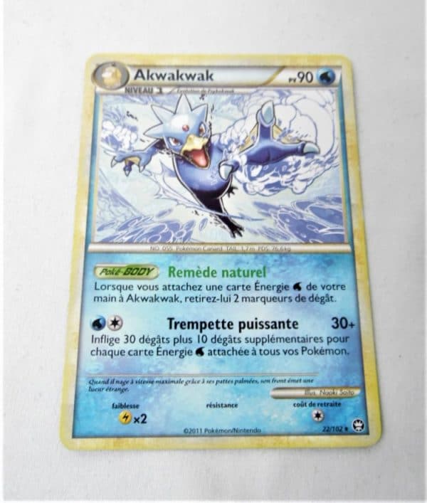 Carte Pokemon FR - Akwakwak 90PV - 22/102 - Série HS Triomphe