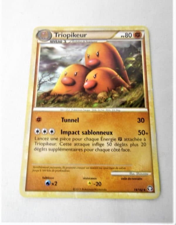 Carte Pokemon FR - Triopikeur 80PV - 19/102 - HS Triumphant