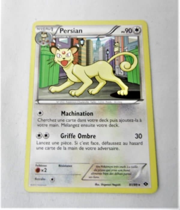 Carte Pokemon FR - Persian 90PV - 81/99 - Destinées Futures