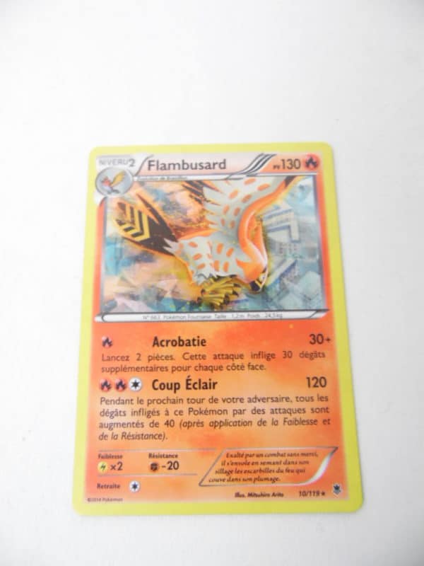 Carte Pokemon FR - Flambusard 130PV - 10/119 - Vigueur Spectrale