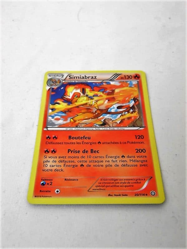 Carte Pokemon FR - Simiabraz 130PV - 20/114 - XY Offensive Vapeur