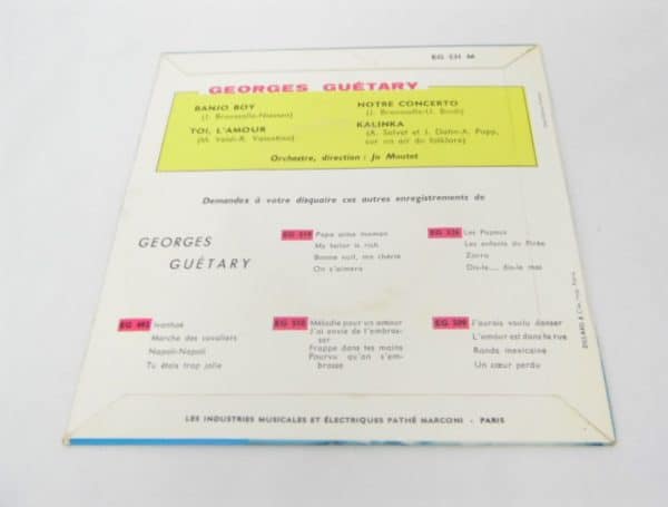 Disque vinyle - 45T - Georges Guétary