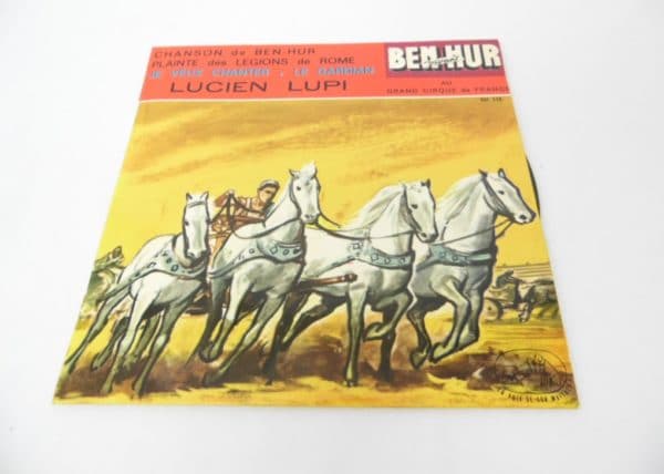 Disque vinyle - 45T - Lucien Lupi - Ben Hur