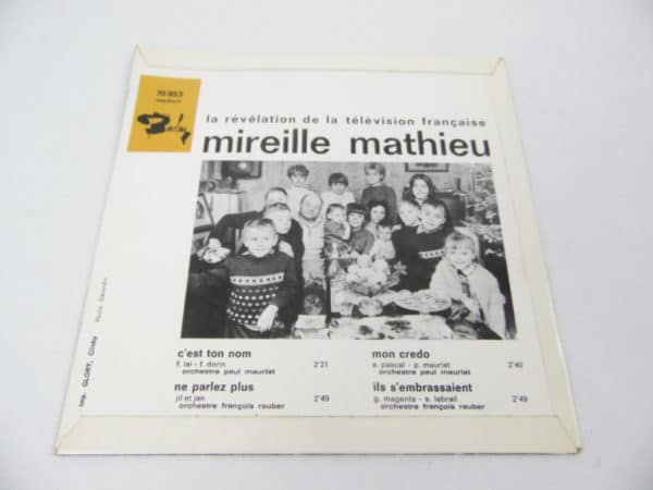 Disque vinyle - 45 T - Mireille Mathieu - Barclay 70953
