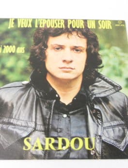 Disque vinyle - 45 T - Michel Sardou - J'ai 2000 ans