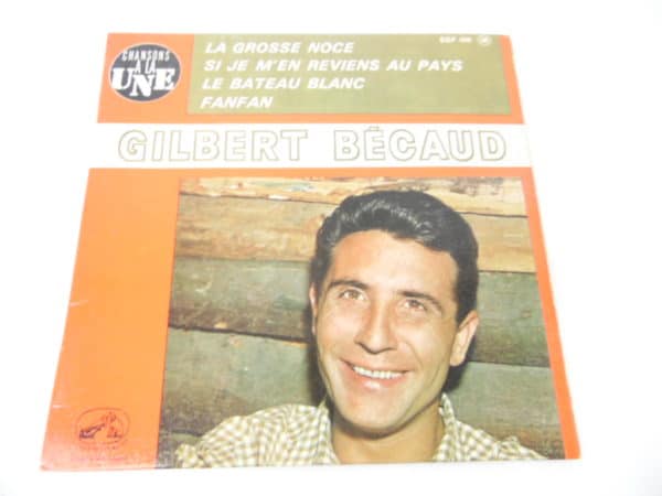 Disque vinyle - 45T - Gilbert Bécaud