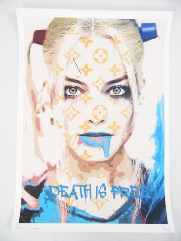 Street pop Art - Sérigraphies - Death NYC - Harley Quinn