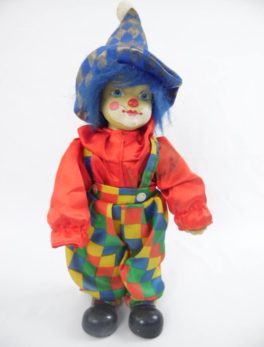 Clown en porcelaine