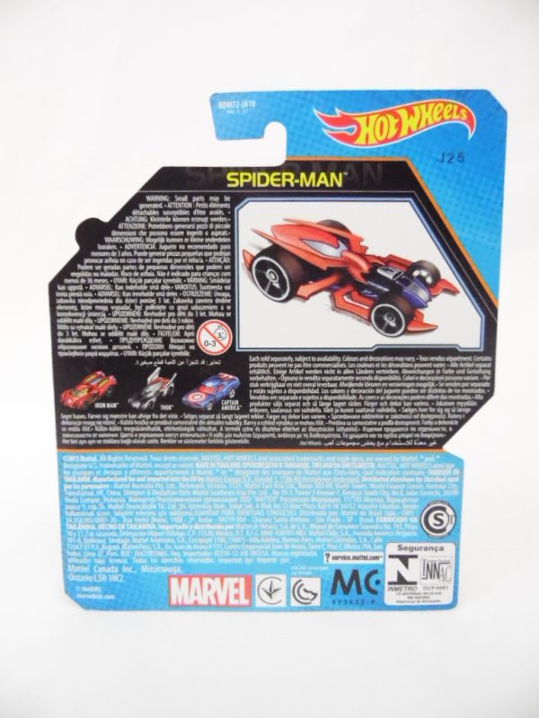 Voiture Hot Wheels - Personnage Marvel - Spider-Man