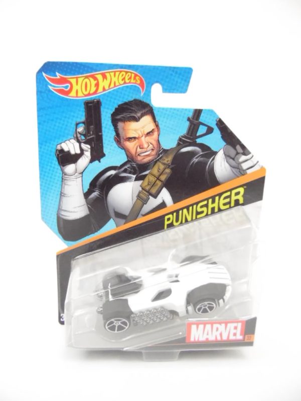 Voiture Hot Wheels - Personnage Marvel - Punisher