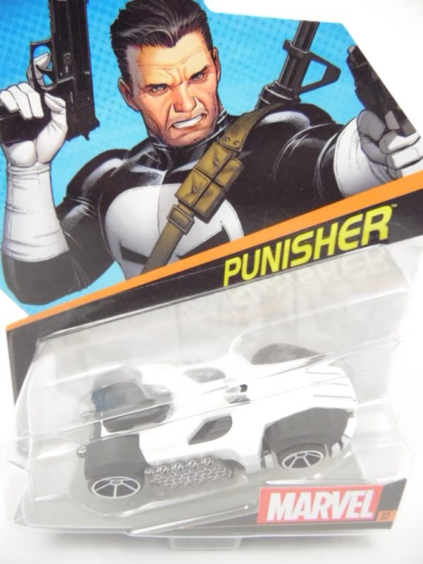 Voiture Hot Wheels - Personnage Marvel - Punisher