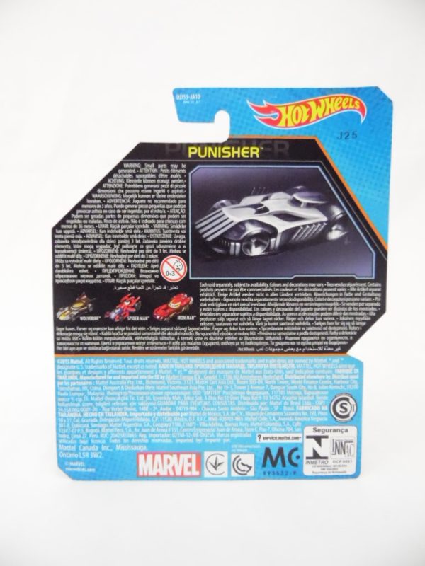 Voiture Hot Wheels - Personnage Marvel - Punisher