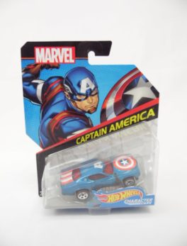 Voiture Hot Wheels - Personnage Marvel - Captain America