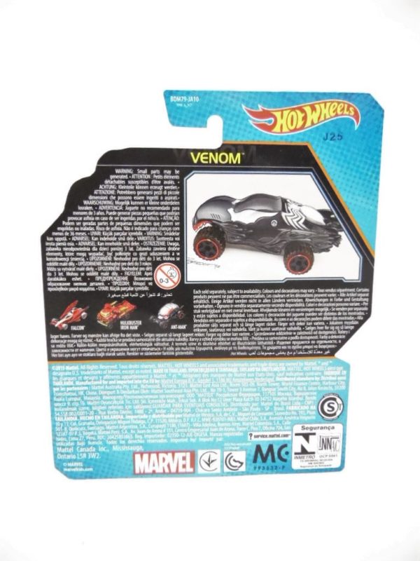 Voiture Hot Wheels - Personnage Marvel - Venom