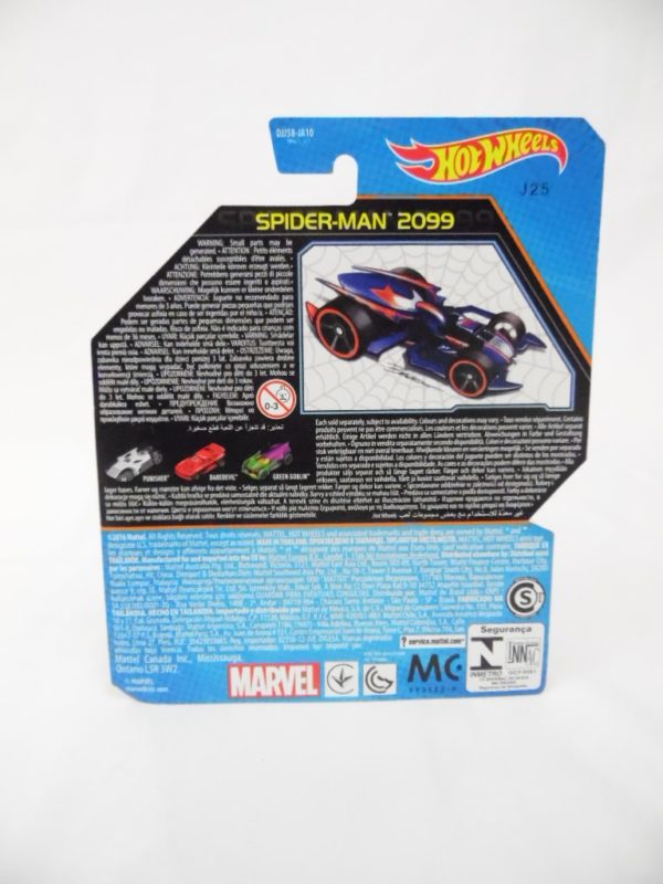 Voiture Hot Wheels - Personnage Marvel - Spider-Man 2099