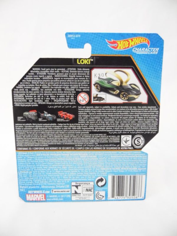 Voiture Hot Wheels - Personnage Marvel Thor Ragnarok - Loki