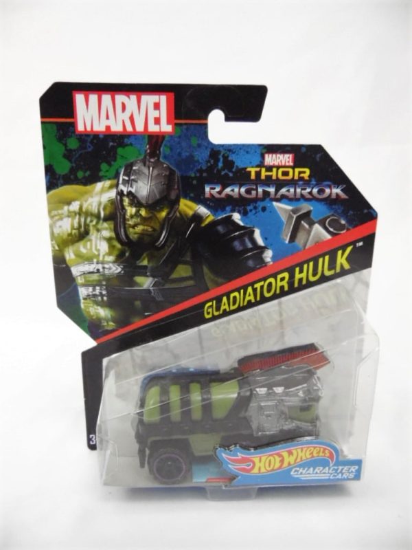 Voiture Hot Wheels - Personnage Marvel Thor Ragnarok - Gladiator Hulk