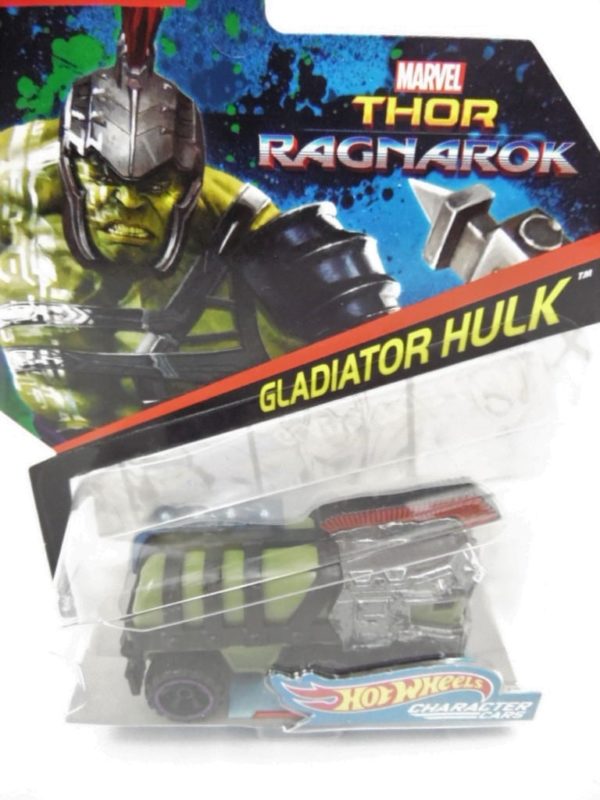 Voiture Hot Wheels - Personnage Marvel Thor Ragnarok - Gladiator Hulk