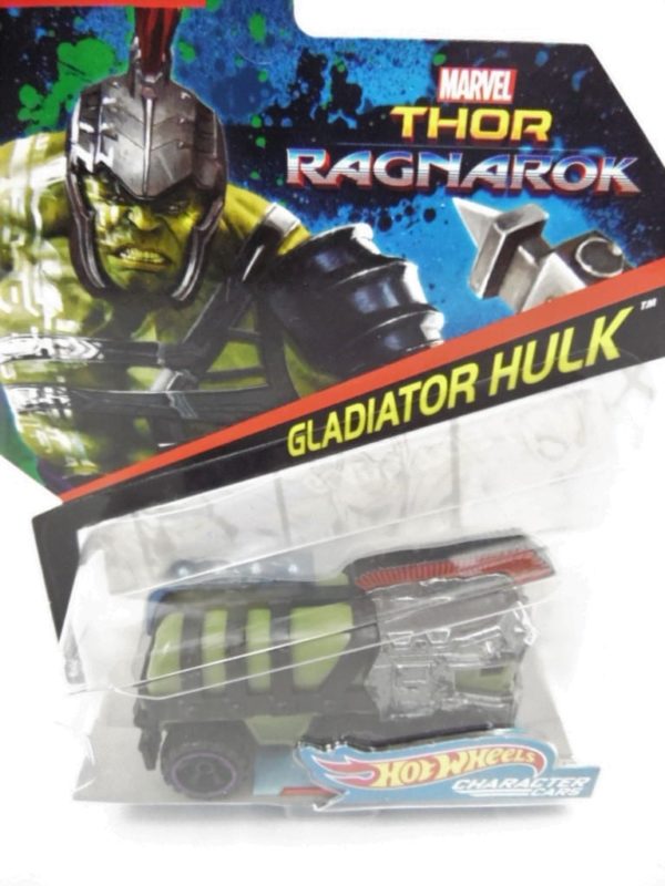 Voiture Hot Wheels - Personnage Marvel Thor Ragnarok - Gladiator Hulk