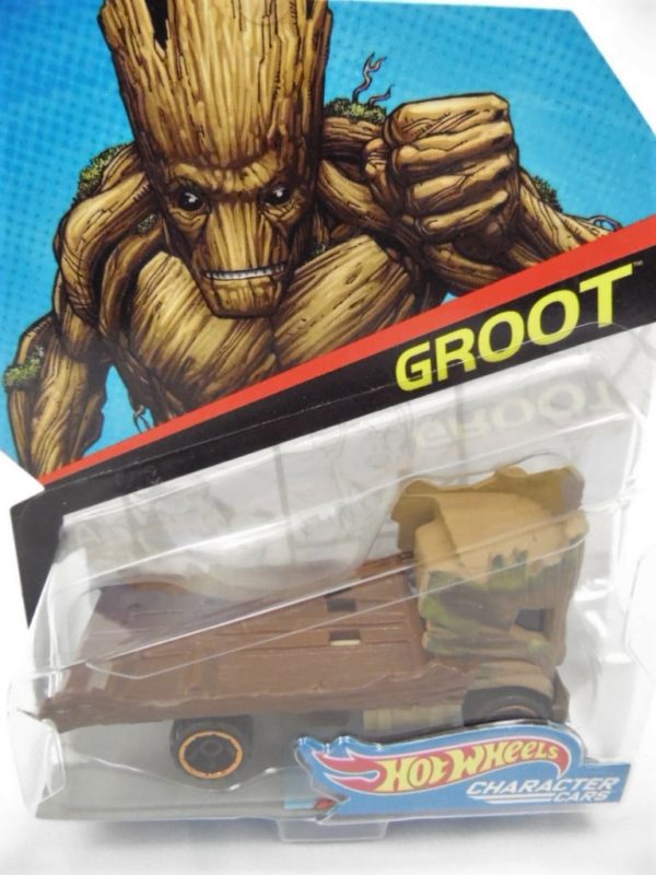 Voiture Hot Wheels - Personnage Marvel - Groot