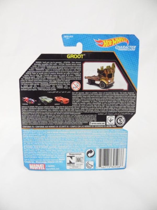 Voiture Hot Wheels - Personnage Marvel - Groot