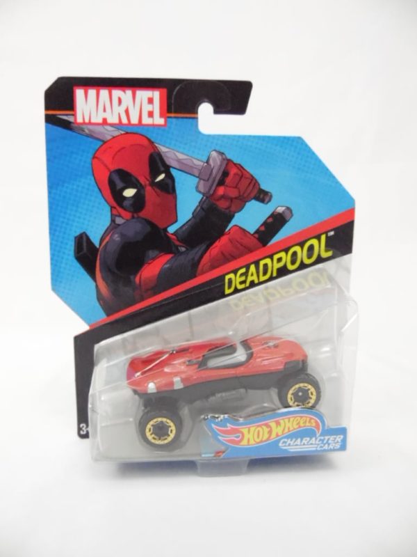 Voiture Hot Wheels - Personnage Marvel - Deadpool