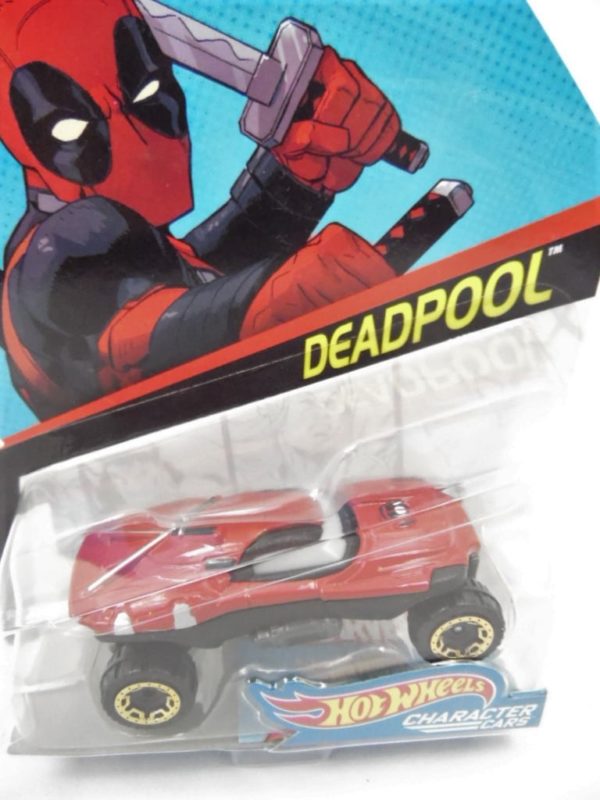 Voiture Hot Wheels - Personnage Marvel - Deadpool