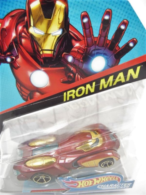 Voiture Hot Wheels - Personnage Marvel - Iron Man