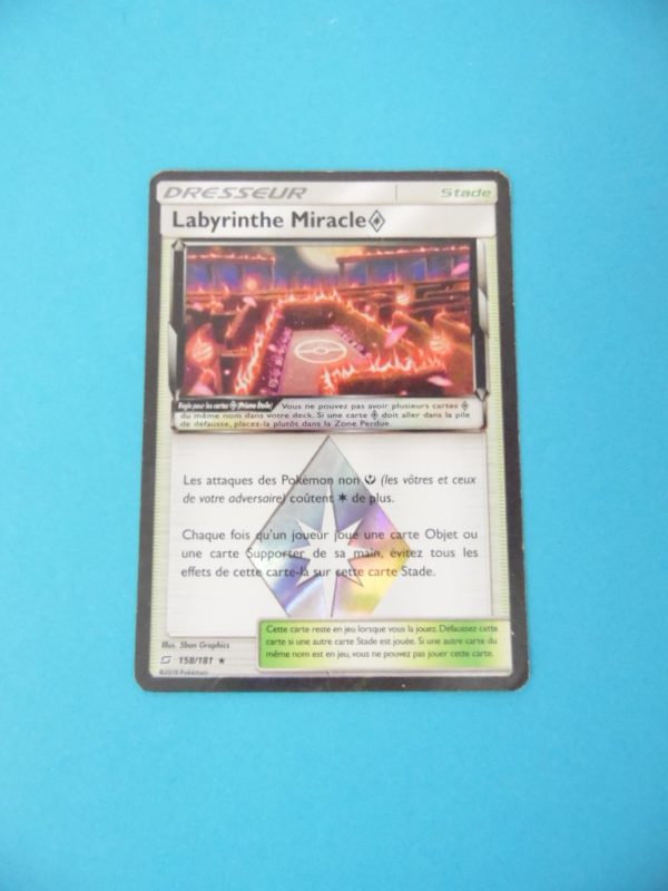 Carte Pokemon FR - Labyrinthe Miracle Stade - 158/181 - Duo de Choc - Holo reverse