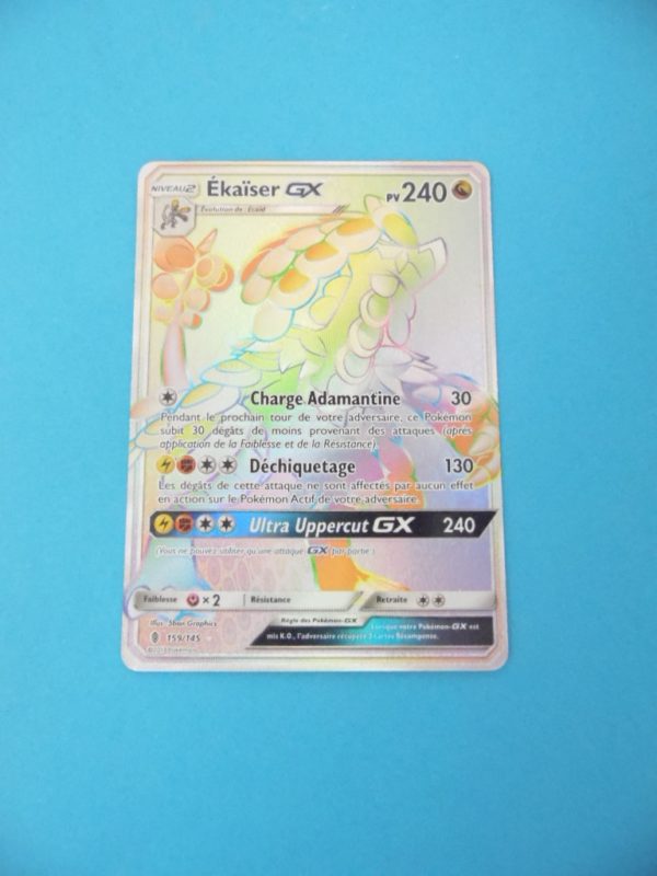 Carte Pokemon FR - Ekaïser GX 240 PV - 159/145 Holo secrète