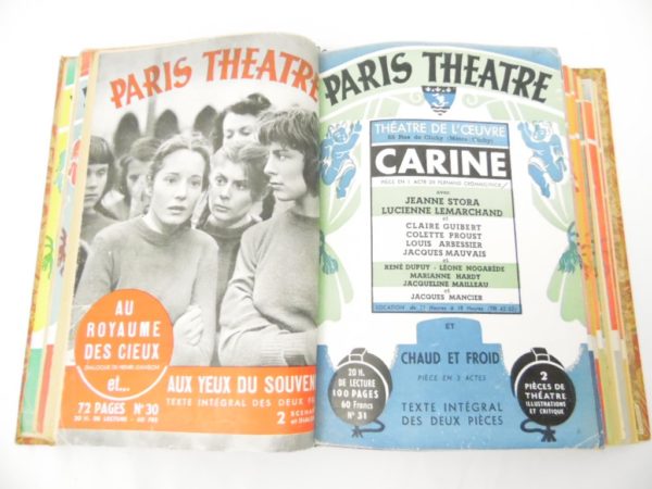 Revue mensuelle Paris Théâtre