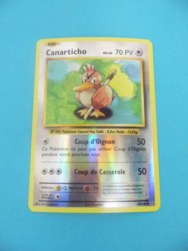 Carte Pokemon FR - Canarticho Reverse - 70Pv - 68/108 - Evolutions