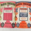 Revue mensuelle Paris Théâtre