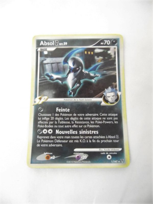 Carte Pokemon FR - Absol G 70 PV - 1/147 - Vainqueurs Suprêmes