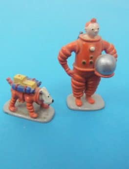 Figurine Tintin - Pixi Moulinsart - Tintin et milou "Objectif lune"