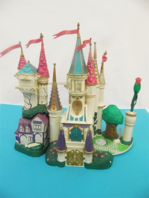 Jouet Polly Pocket - Chateau la belle et la bête - Bluebird - Année 1998