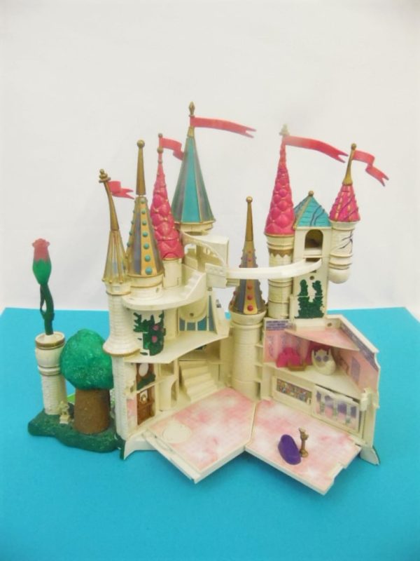 Jouet Polly Pocket - Chateau la belle et la bête - Bluebird - Année 1998